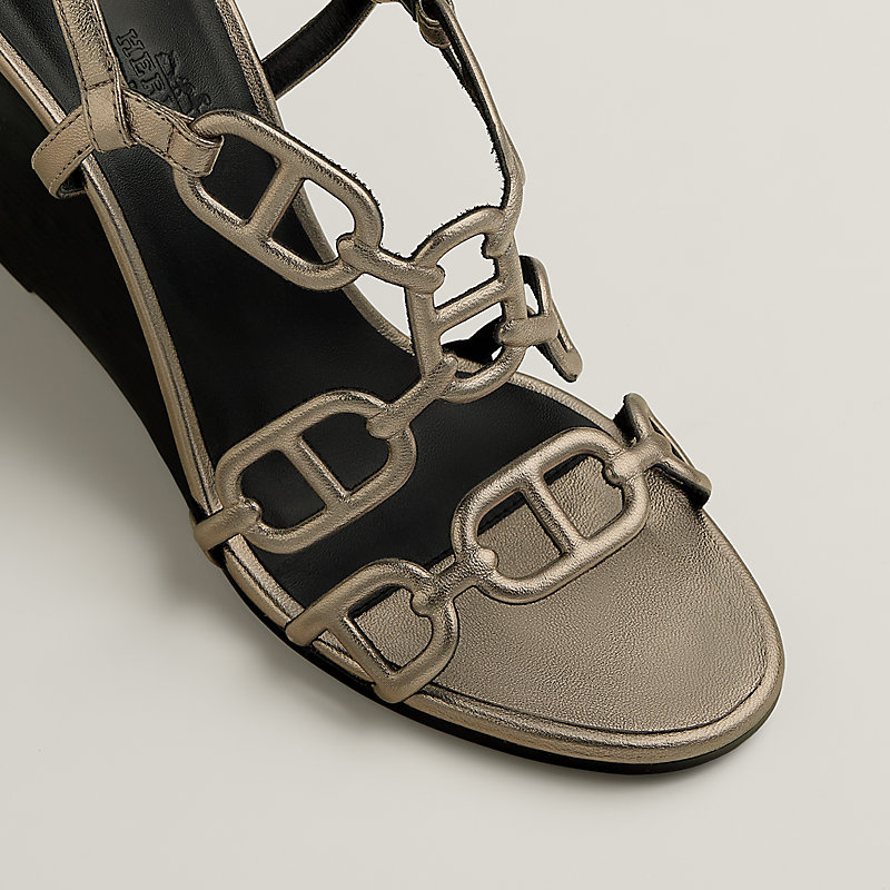 Hana.* ラム×2 Noumea 85 sandal | Hermès USA